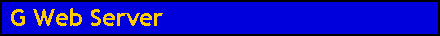 G Web Server